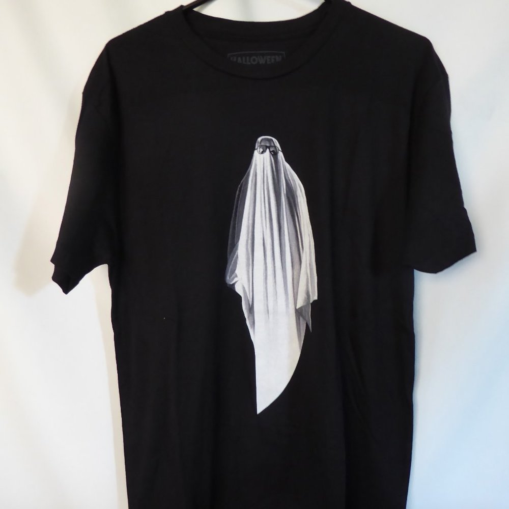 MONDO BOB THE GHOST HALLOWEEN MOVIE MENS BLACK T SHIRT (NEW) SOLD OUT - LARGE